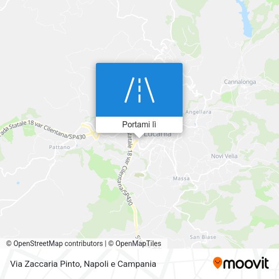 Mappa Via Zaccaria Pinto