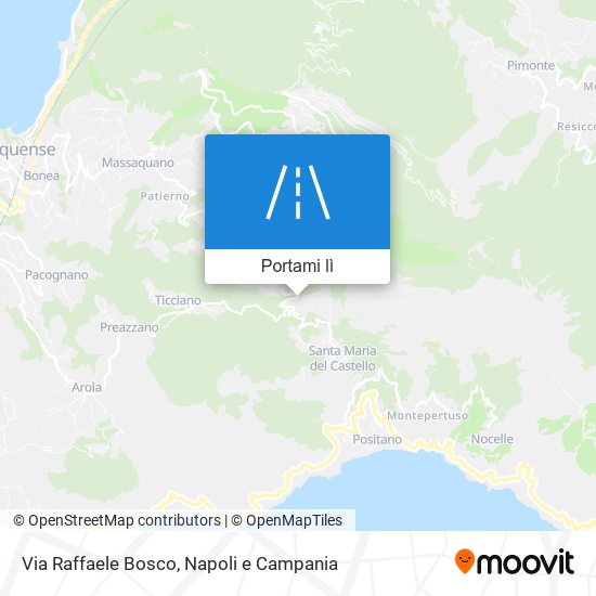 Mappa Via Raffaele Bosco