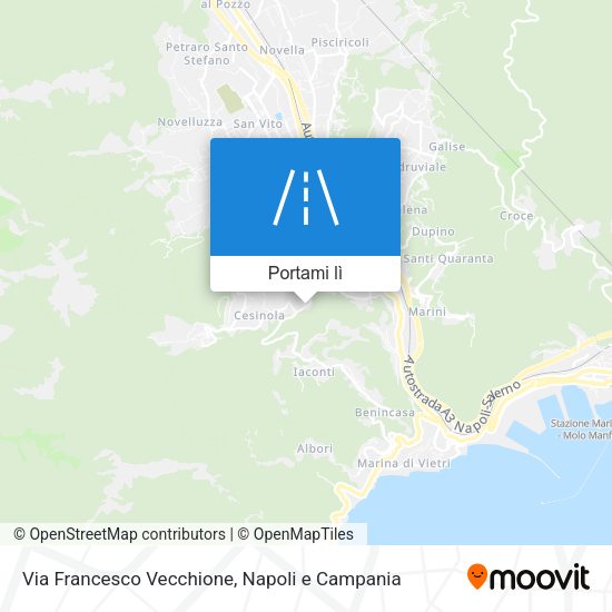 Mappa Via Francesco Vecchione