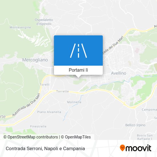 Mappa Contrada Serroni