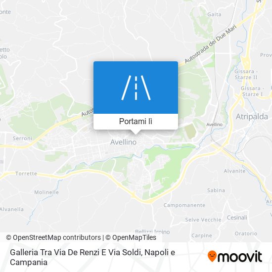 Mappa Galleria Tra Via De Renzi E Via Soldi
