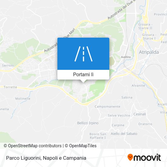 Mappa Parco Liguorini