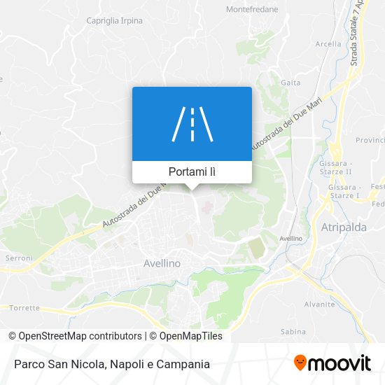 Mappa Parco San Nicola