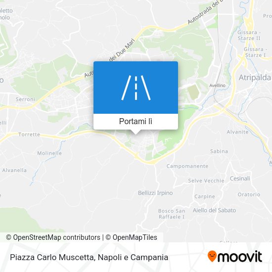 Mappa Piazza Carlo Muscetta