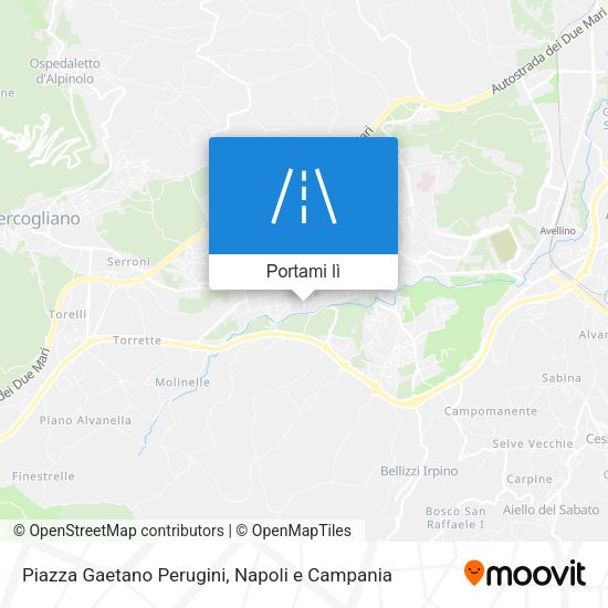 Mappa Piazza Gaetano Perugini