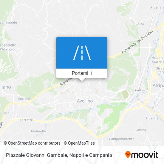 Mappa Piazzale Giovanni Gambale