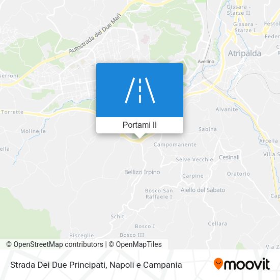Mappa Strada Dei Due Principati