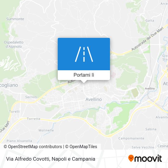 Mappa Via Alfredo Covotti
