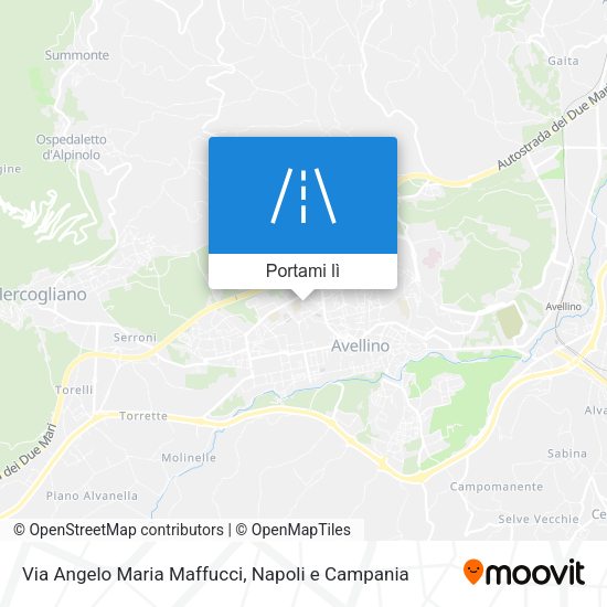 Mappa Via Angelo Maria Maffucci
