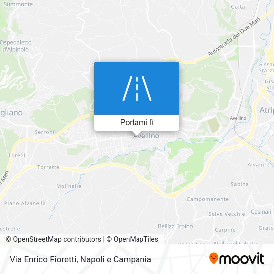Mappa Via Enrico Fioretti