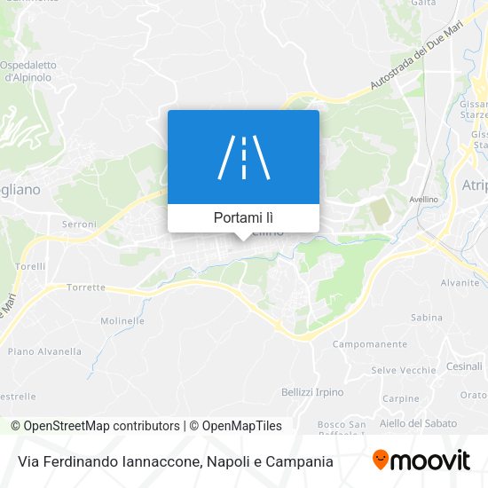 Mappa Via Ferdinando Iannaccone