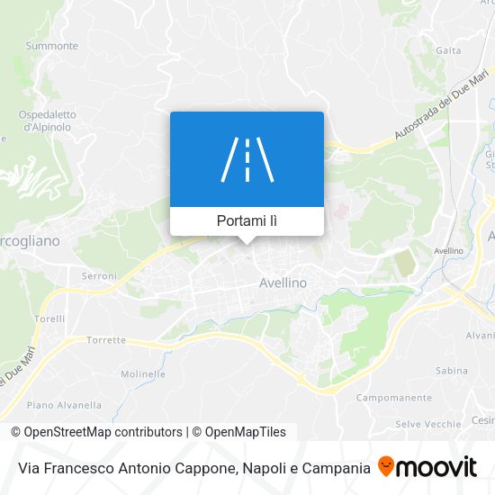 Mappa Via Francesco Antonio Cappone