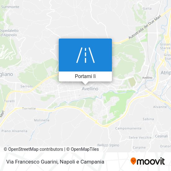 Mappa Via Francesco Guarini