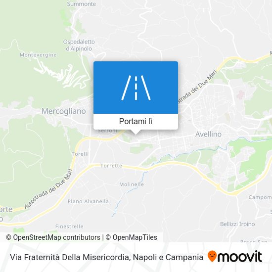 Mappa Via Fraternità Della Misericordia