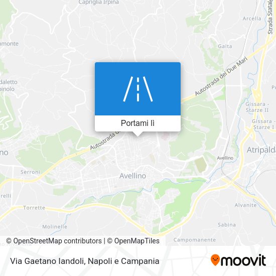 Mappa Via Gaetano Iandoli