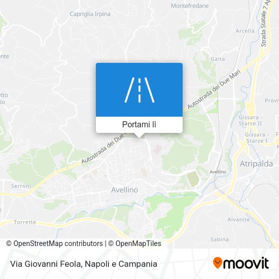 Mappa Via Giovanni Feola