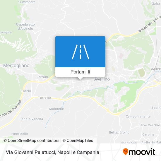 Mappa Via Giovanni Palatucci