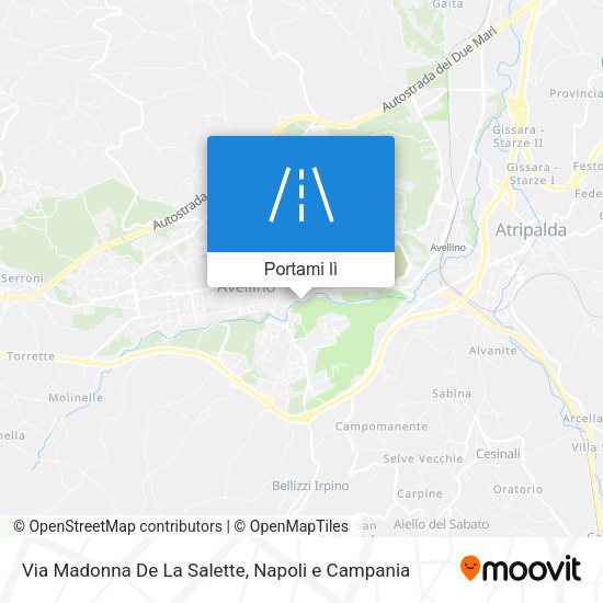 Mappa Via Madonna De La Salette