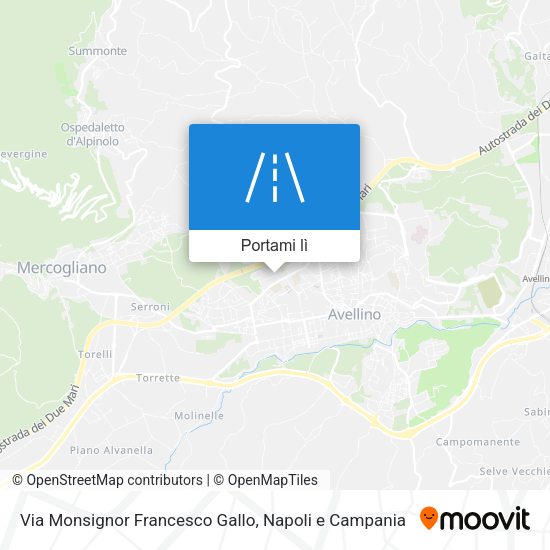 Mappa Via Monsignor Francesco Gallo