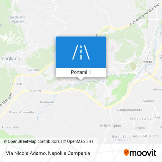 Mappa Via Nicola Adamo