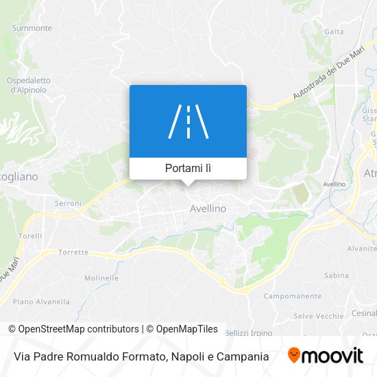 Mappa Via Padre Romualdo Formato