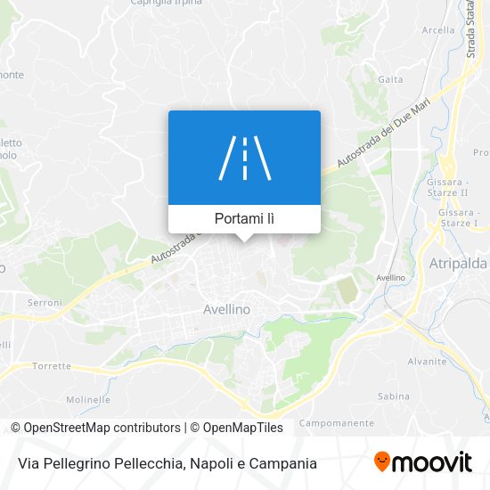 Mappa Via Pellegrino Pellecchia