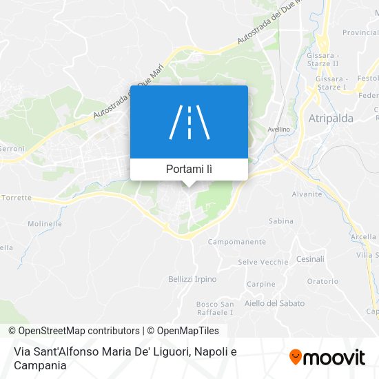 Mappa Via Sant'Alfonso Maria De' Liguori