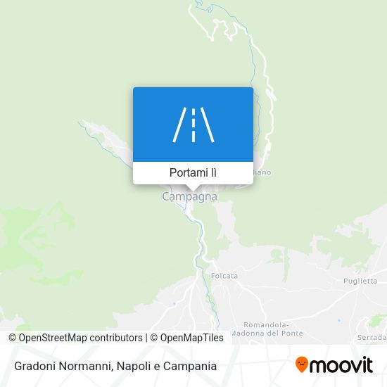 Mappa Gradoni Normanni