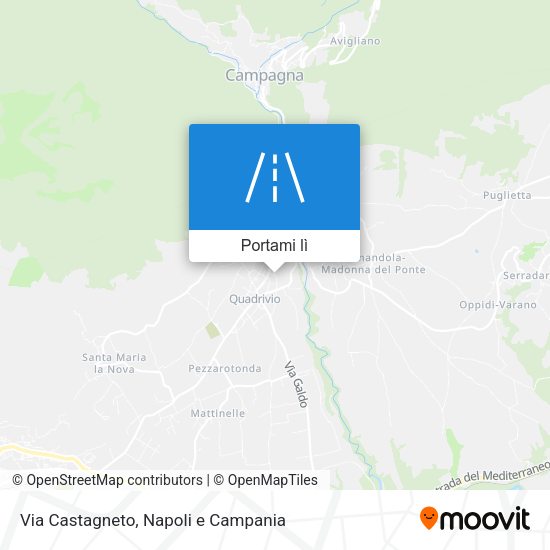 Mappa Via Castagneto