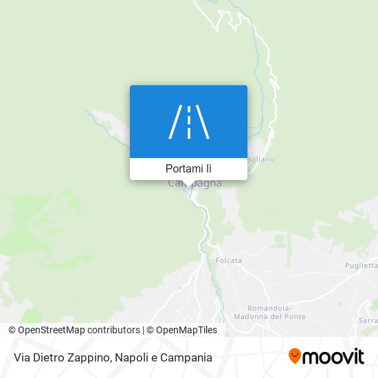 Mappa Via Dietro Zappino