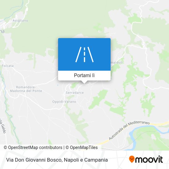 Mappa Via Don Giovanni Bosco