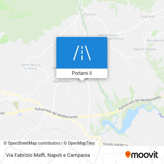 Mappa Via Fabrizio Maffi