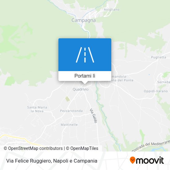 Mappa Via Felice Ruggiero
