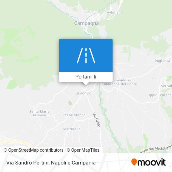 Mappa Via Sandro Pertini