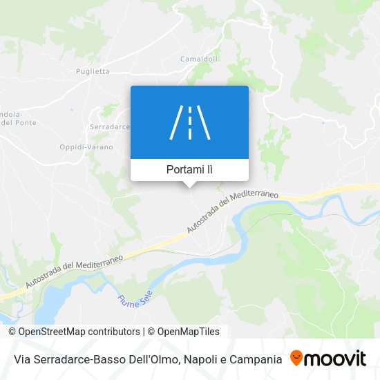 Mappa Via Serradarce-Basso Dell'Olmo