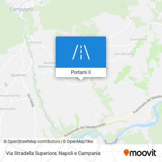 Mappa Via Stradella Superiore