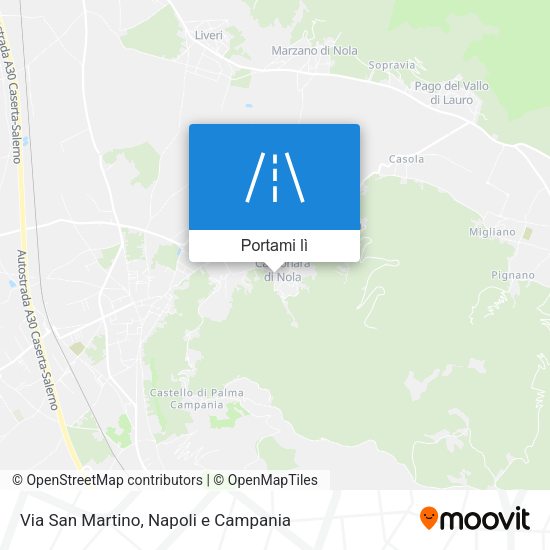 Mappa Via San Martino