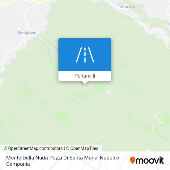 Mappa Monte Della Nuda-Pozzi Di Santa Maria