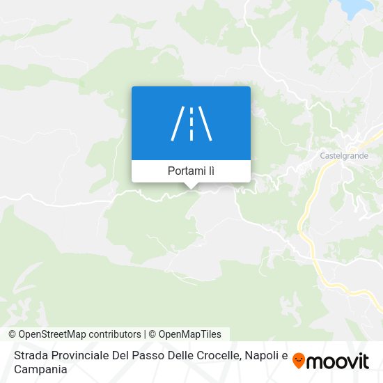 Mappa Strada Provinciale Del Passo Delle Crocelle