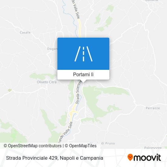 Mappa Strada Provinciale 429