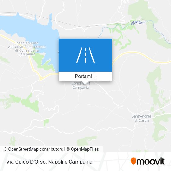 Mappa Via Guido D'Orso