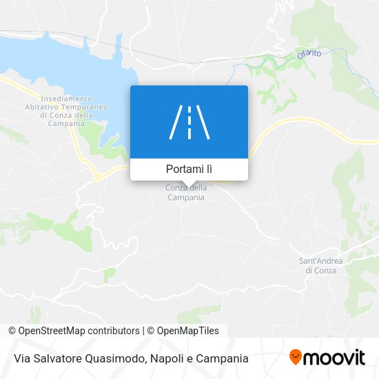 Mappa Via Salvatore Quasimodo