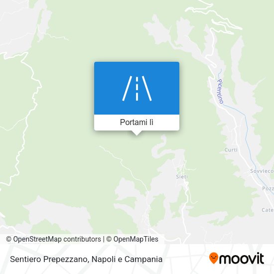 Mappa Sentiero Prepezzano