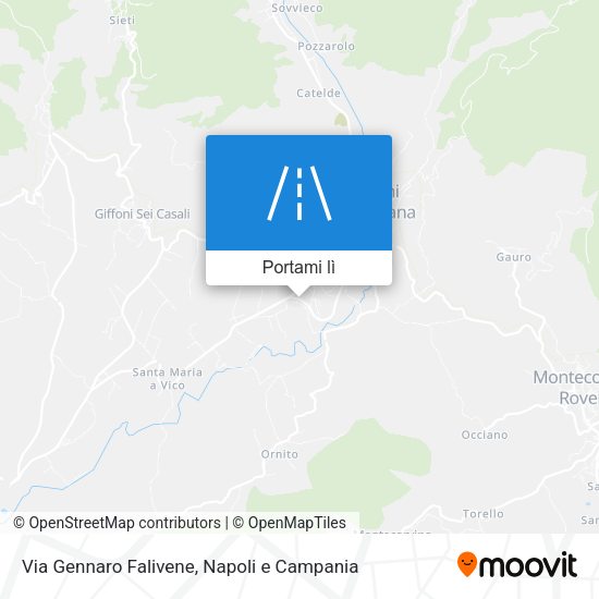 Mappa Via Gennaro Falivene