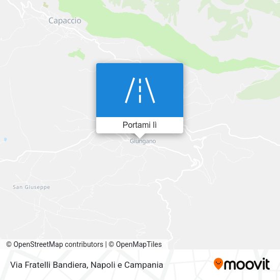 Mappa Via Fratelli Bandiera