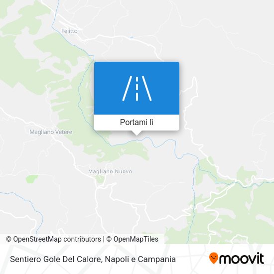 Mappa Sentiero Gole Del Calore