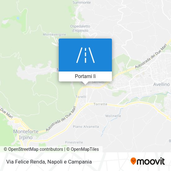 Mappa Via Felice Renda