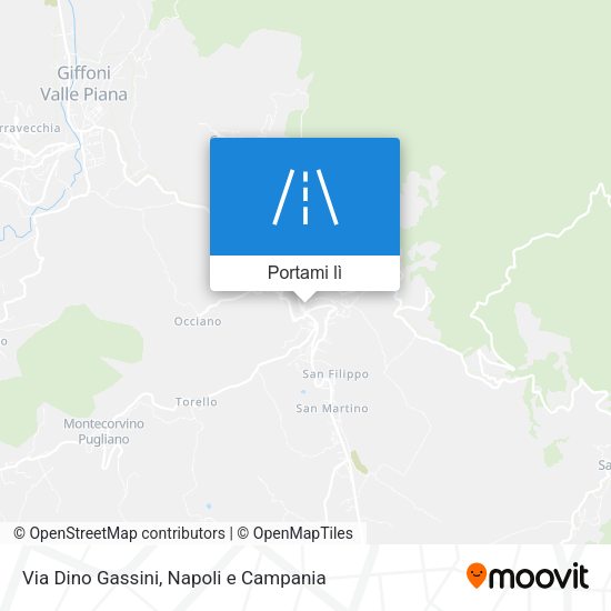 Mappa Via Dino Gassini