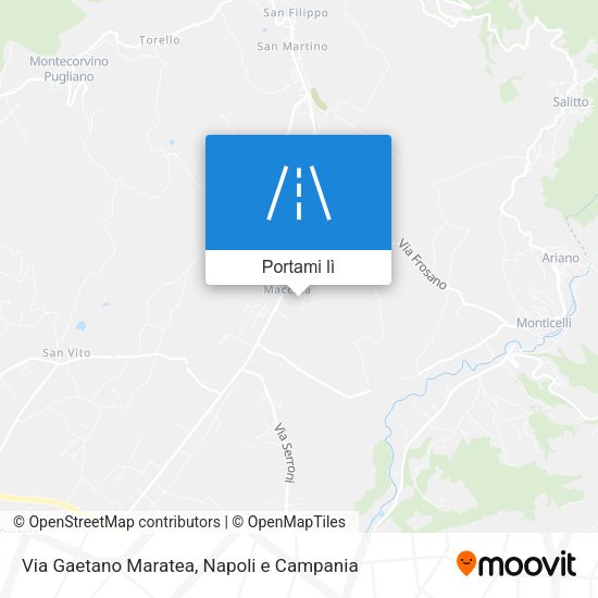 Mappa Via Gaetano Maratea