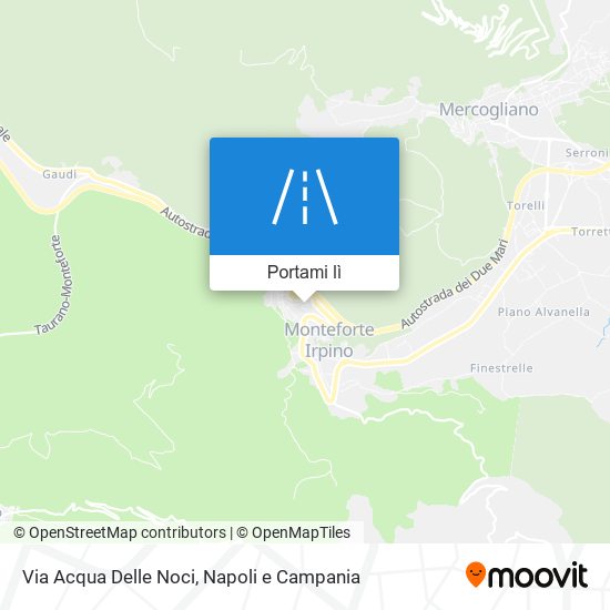 Mappa Via Acqua Delle Noci